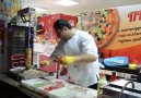 Böyle dönerci ustası görmediniz..