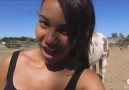Brazilian Girl Teaches How To Get Over A Horse