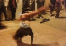 Break dance on the street