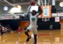 Bronny James dunking EASILY