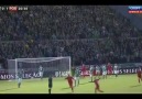 Bruno Alves'in Kuzey İrlanda'ya attığı gol .