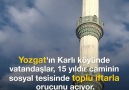 Bu köyde 15 yıldır tek iftar sofrası kuruluyor