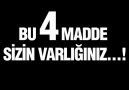 Bu 4 Madde Sizin Varlığınız...