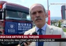 BURSA´DAN ARTVİN´E SEL YARDIMI