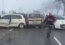 Bursa'da 100'den fazla aracın karıştığı zincirleme kaza