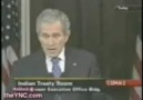 Bush: I, I, I, I m.... Ağzı nasıl kitlendi....