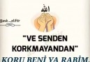 Bu Yalvarışım Sanadır ALLAHIM....