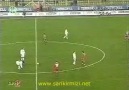 Büyük Kaptan Bülent Korkmaz'ın orta sahadan attığı gol.