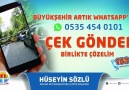 Büyükşehir artık WhatsAppta !Çek gönder sorunları birlikte çözelim.