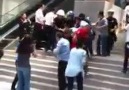 Çağlayan Adliyesi'nde avukatlara yapılan saldırıdan bir görüntü