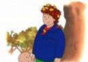 caillou 30. bölüm - kayu yaprakları süpürüyor