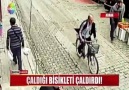 ÇALDIĞI BİSİKLETİ ÇALDIRDI!