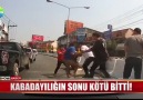 Camı kırdı dayağı yedi!