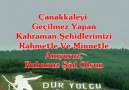 Çanakkale Şehidlerimizi Rahmetle Anıyoruz.Gül Denizi.