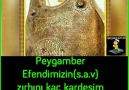 Canım peygamberimin mübarek zırh-ı