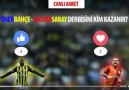 #CANLI ANKET !  Galatasaray - Fenerbahçe derbisini kim kazanır...