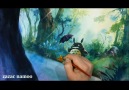 Canvas Arts - Beautiful Totoro Watercolor Illustration Facebook