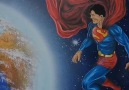 Canvas Arts - Superman Overlooking Earth Facebook