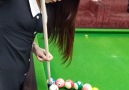 Caption Hits - Good Talent Beautiful Girl Playing Snooker Video in 2020