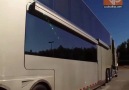 Caravan inside bus