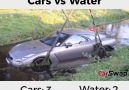 Cars vs Water -- Guess Which Wins