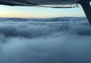 Cessna 182 cloud surfing today...