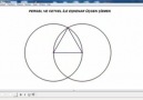 Cetvel ve Pergel Yardımıyla Eşkenar Üçgen Çizimi