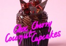 Chocolate Cherry Coconut Cupcakes