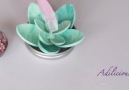 Chocolate Flower using Plastic spoons By Adilicious