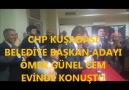 CHP KUŞADASI BELEDİYE BAŞKAN ADAYI ÖMER GÜNEL CEM EVİNDE KONUŞTU