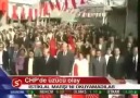 CHP'liler istiklal marşını okuyamadılar...!!!