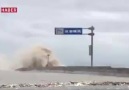 Çinde Başlayan Tayfuna (SÜPER TAYFUN) Adını Verdiler..yıkıcı tayfunun görüntüleri İBRETLİK