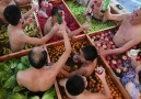 Çinde sebzeli meyveli havuz