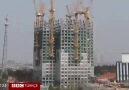 Çinliler 19 günde 204 katlık bina inşa ettiler..!