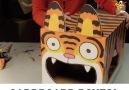 Clever ways to reuse cardboard boxes.via Box Yourself youtube.comboxyourself