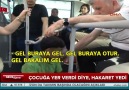 Çocuğa yer verdi diye hakaret yedi