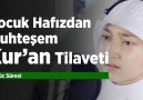 Çocuk hafızdan muhteşem Kuran TilavetiBurc Sresi - Mealli