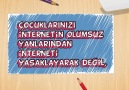 Çocuklarımızı internetin olumsuz yanlarından korumak elimizde!