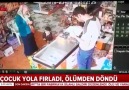 Çocuk yola fırladı ölümden döndü