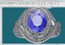 Colored Stone Ring Built in JCD