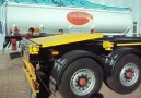 Container semi trailer