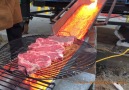 Cooking Steaks Using Molten Lava