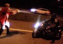 Cop Draws Gun on Mirror Smashing Biker