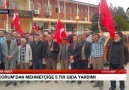 ÇORUMDAN MEHMETÇİĞE 5 TIR GIDA YARDIMI