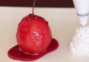 Cranberry Poached Pears