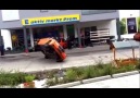 Crazy car stunt