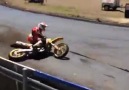 Crazy Guy On Motocross .