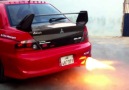 Crazzy EVO throwing flames!