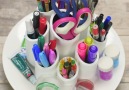 Create your own craft caddy out of PVC pipes!
