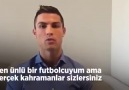 Cristiano Ronaldodan Suriyeli çocuklara anlamlı mesaj.